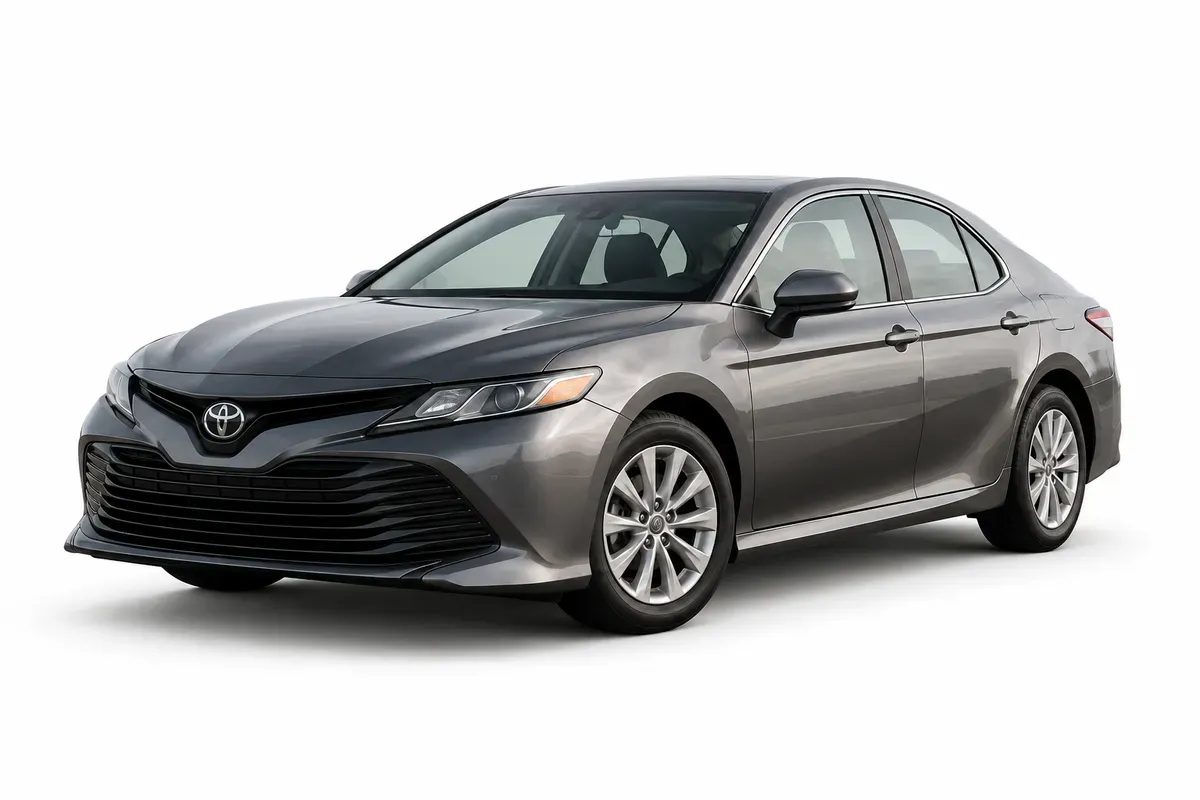 Toyota Camry or similar — Economy class Umrah transfer vehicle